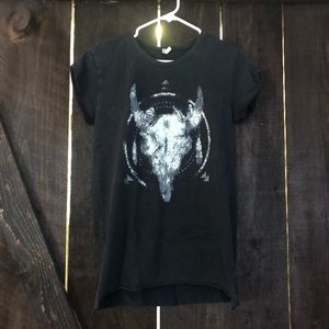 Free people skull tee